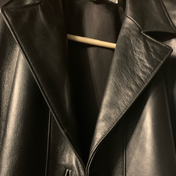 Rocco D'Amelio Midnight Black Leather Jacket - Picture 5 of 5